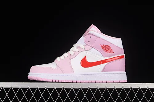 All categories Air Jordan Jordan series basketball shoes Air Jordan 1 Mid Z version Air Jordan 1 Mid "Valentine’s Day" AJ1 Joe 1 Valentine’s Day Chinese basketball shoes DR0174-500